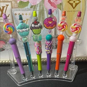 6PC Humor Me Pens Sweets Collection